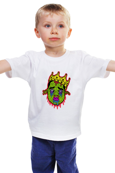 Заказать детскую футболку в Москве. Детская футболка классическая унисекс Зомби от THE_NISE  - готовые дизайны и нанесение принтов.