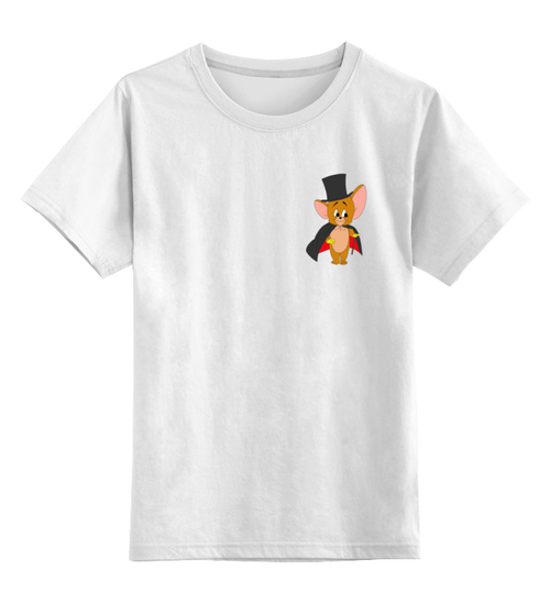 Заказать детскую футболку в Москве. Детская футболка классическая унисекс Том и джери от Mari_M - готовые дизайны и нанесение принтов.