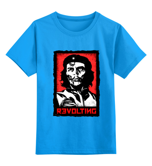 Заказать детскую футболку в Москве. Детская футболка классическая унисекс Chegevara Zombie от Leichenwagen - готовые дизайны и нанесение принтов.