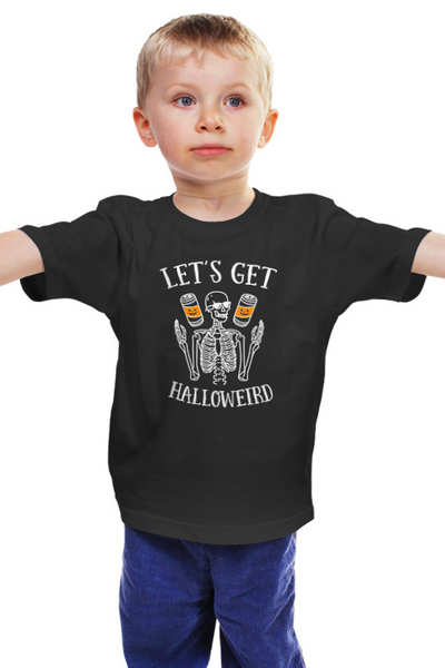 Заказать детскую футболку в Москве. Детская футболка классическая унисекс Хэллоуин от geekbox - готовые дизайны и нанесение принтов.