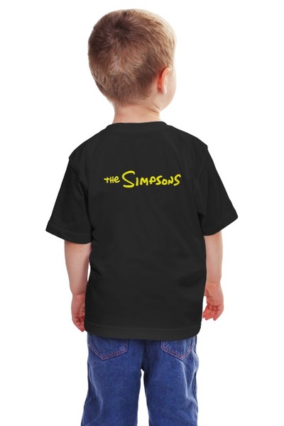 Заказать детскую футболку в Москве. Детская футболка классическая унисекс Симпсоны от ПРИНТЫ ПЕЧАТЬ  - готовые дизайны и нанесение принтов.