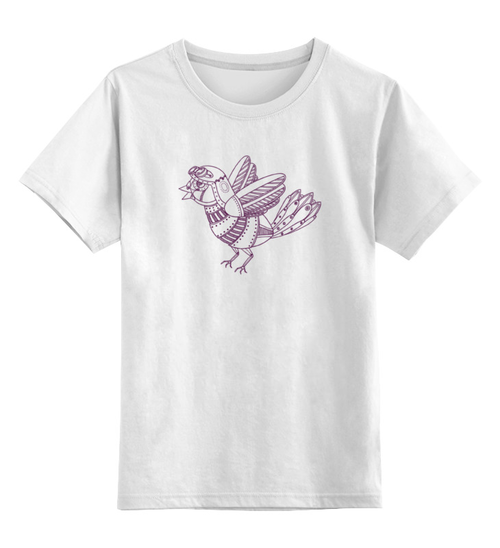 Заказать детскую футболку в Москве. Детская футболка классическая унисекс Механический воробей от BeliySlon - готовые дизайны и нанесение принтов.