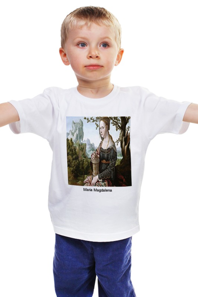 Заказать детскую футболку в Москве. Детская футболка классическая унисекс мария магдалена от Игорь Лосев - готовые дизайны и нанесение принтов.