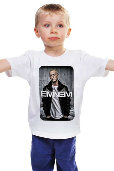 Заказать детскую футболку в Москве. Детская футболка классическая унисекс White boy от mrmaximus - готовые дизайны и нанесение принтов.