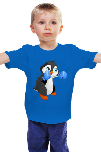 Заказать детскую футболку в Москве. Детская футболка классическая унисекс Боксер  от T-shirt print  - готовые дизайны и нанесение принтов.