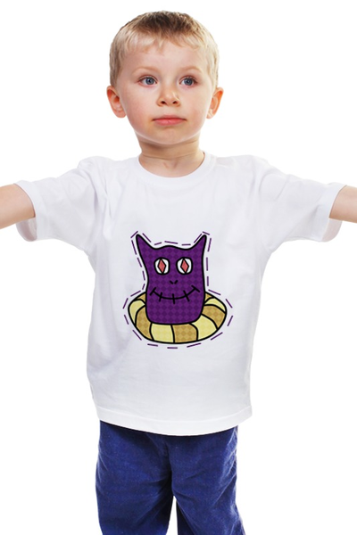 Заказать детскую футболку в Москве. Детская футболка классическая унисекс Бугага от innokesh - готовые дизайны и нанесение принтов.