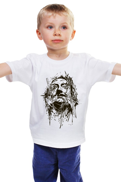 Заказать детскую футболку в Москве. Детская футболка классическая унисекс Salvador Dali от Антон Величко - готовые дизайны и нанесение принтов.