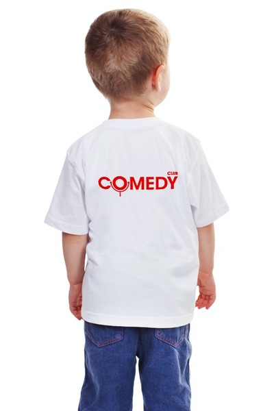 Заказать детскую футболку в Москве. Детская футболка классическая унисекс Comedy Club от Leichenwagen - готовые дизайны и нанесение принтов.