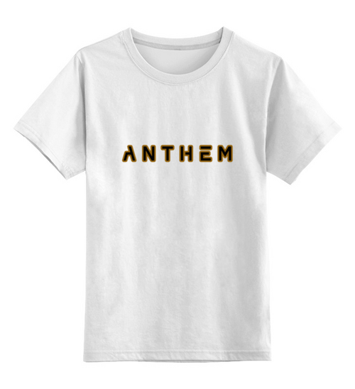 Заказать детскую футболку в Москве. Детская футболка классическая унисекс Anthem от THE_NISE  - готовые дизайны и нанесение принтов.
