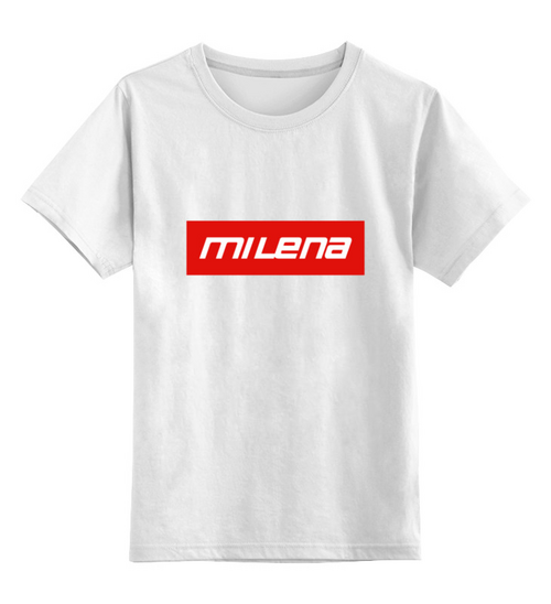 Заказать детскую футболку в Москве. Детская футболка классическая унисекс Milena от THE_NISE  - готовые дизайны и нанесение принтов.