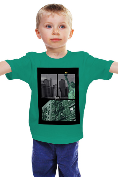 Заказать детскую футболку в Москве. Детская футболка классическая унисекс ✈ Urban Design ✈ от balden - готовые дизайны и нанесение принтов.