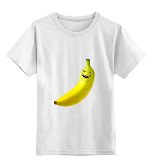 Заказать детскую футболку в Москве. Детская футболка классическая унисекс Банан от THE_NISE  - готовые дизайны и нанесение принтов.