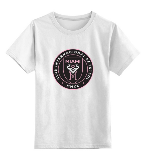 Заказать детскую футболку в Москве. Детская футболка классическая унисекс Miami CF от THE_NISE  - готовые дизайны и нанесение принтов.