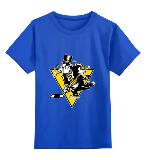 Заказать детскую футболку в Москве. Детская футболка классическая унисекс Go Penguins от skynatural - готовые дизайны и нанесение принтов.
