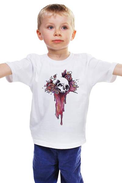 Заказать детскую футболку в Москве. Детская футболка классическая унисекс ХАРДКОР от ShionSan - готовые дизайны и нанесение принтов.