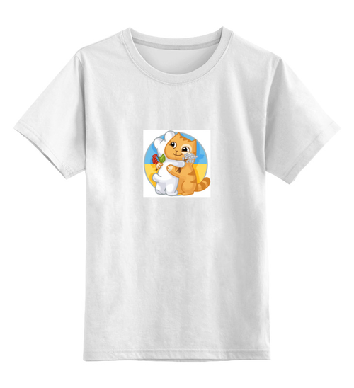 Заказать детскую футболку в Москве. Детская футболка классическая унисекс смайл  от Даниил Ли - готовые дизайны и нанесение принтов.