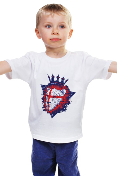 Заказать детскую футболку в Москве. Детская футболка классическая унисекс Король лев от YellowCloverShop - готовые дизайны и нанесение принтов.