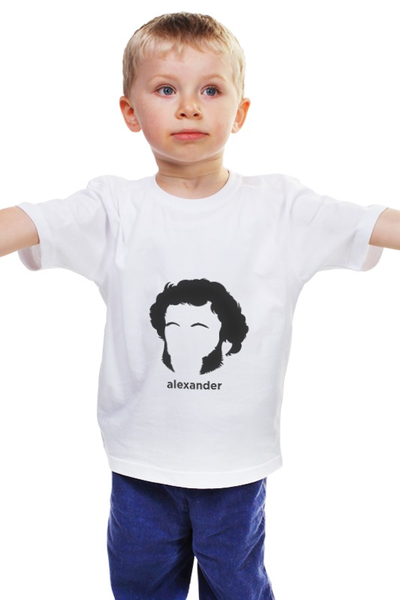 Заказать детскую футболку в Москве. Детская футболка классическая унисекс Александр от Levon Kocharyan - готовые дизайны и нанесение принтов.