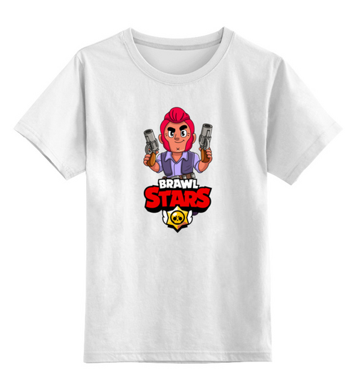 Заказать детскую футболку в Москве. Детская футболка классическая унисекс BRAWL STARS COLT от geekbox - готовые дизайны и нанесение принтов.
