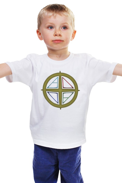 Заказать детскую футболку в Москве. Детская футболка классическая унисекс 5 элементов от Nico Neumann - готовые дизайны и нанесение принтов.