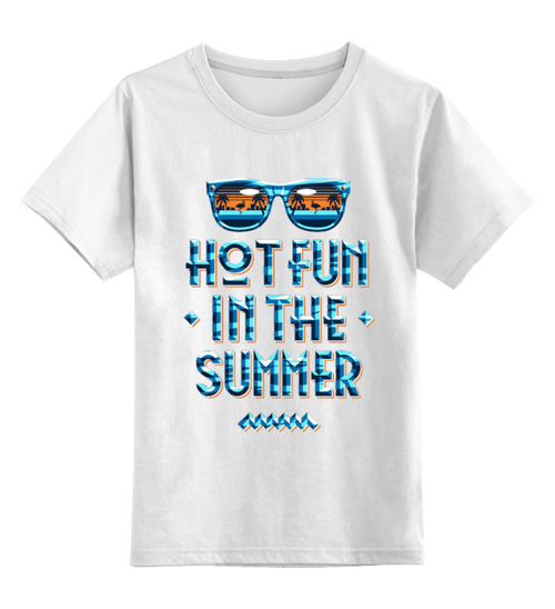 Заказать детскую футболку в Москве. Детская футболка классическая унисекс Summer  от ПРИНТЫ ПЕЧАТЬ  - готовые дизайны и нанесение принтов.