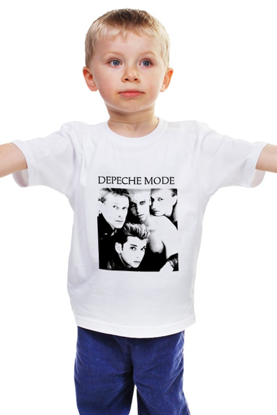 Заказать детскую футболку в Москве. Детская футболка классическая унисекс Depeche Mode от afonin.i96@gmail.com - готовые дизайны и нанесение принтов.