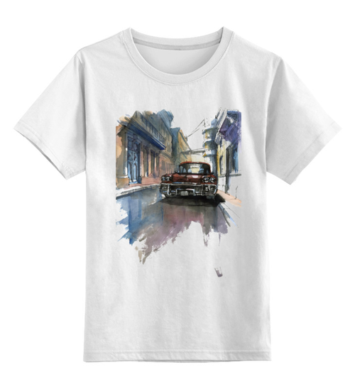 Заказать детскую футболку в Москве. Детская футболка классическая унисекс Cubana от miks - готовые дизайны и нанесение принтов.