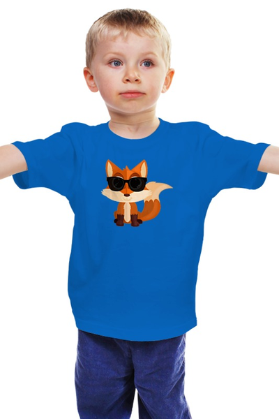 Заказать детскую футболку в Москве. Детская футболка классическая унисекс Лисичка от fanart - готовые дизайны и нанесение принтов.