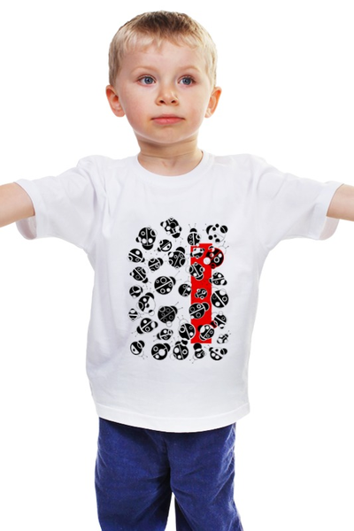 Заказать детскую футболку в Москве. Детская футболка классическая унисекс Коровушка от Shandr - готовые дизайны и нанесение принтов.