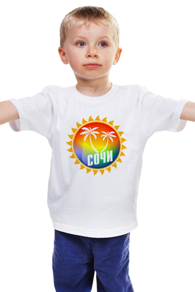 Заказать детскую футболку в Москве. Детская футболка классическая унисекс Отпуск от gopotol - готовые дизайны и нанесение принтов.