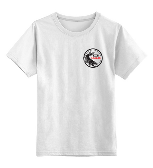 Заказать детскую футболку в Москве. Детская футболка классическая унисекс _k4k_angler от _K4K_angler - готовые дизайны и нанесение принтов.