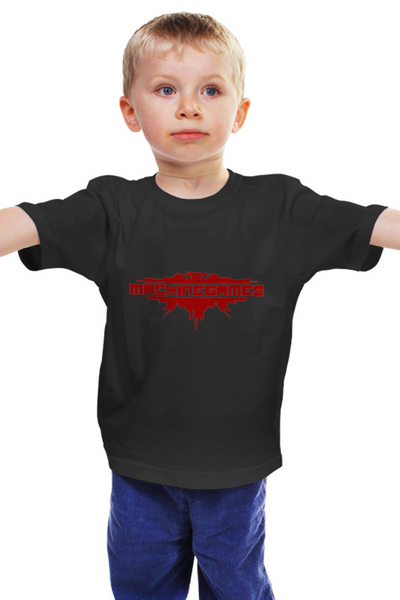 Заказать детскую футболку в Москве. Детская футболка классическая унисекс MachineGames от THE_NISE  - готовые дизайны и нанесение принтов.