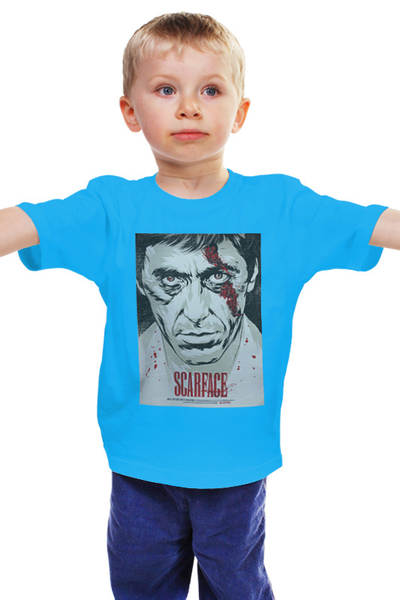 Заказать детскую футболку в Москве. Детская футболка классическая унисекс Al Pacino / Ал Пачино от KinoArt - готовые дизайны и нанесение принтов.