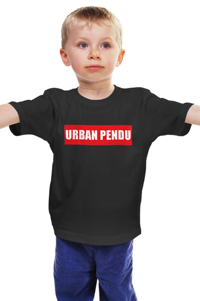 Заказать детскую футболку в Москве. Детская футболка классическая унисекс Urban Pendu от akk94kj - готовые дизайны и нанесение принтов.