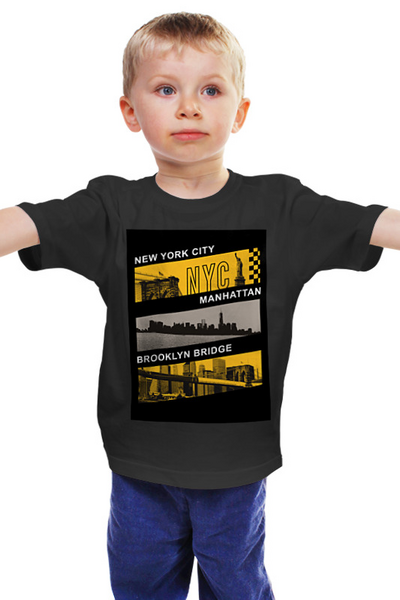 Заказать детскую футболку в Москве. Детская футболка классическая унисекс ✈ Urban Design ✈ от balden - готовые дизайны и нанесение принтов.
