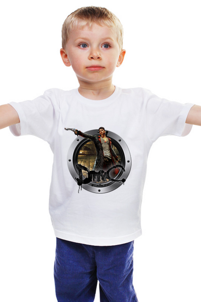 Заказать детскую футболку в Москве. Детская футболка классическая унисекс Devil May Cry от THE_NISE  - готовые дизайны и нанесение принтов.