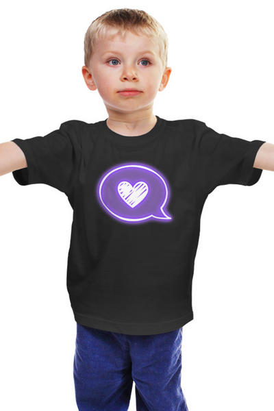 Заказать детскую футболку в Москве. Детская футболка классическая унисекс Лайк Социальные сети от MariYang  - готовые дизайны и нанесение принтов.