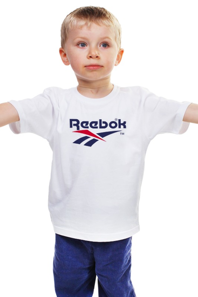 Заказать детскую футболку в Москве. Детская футболка классическая унисекс Reebok от Nalivaev - готовые дизайны и нанесение принтов.