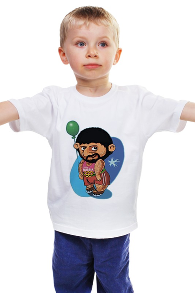 Заказать детскую футболку в Москве. Детская футболка классическая унисекс Символ олимпиады  в Сочи 2014    от Savara - готовые дизайны и нанесение принтов.