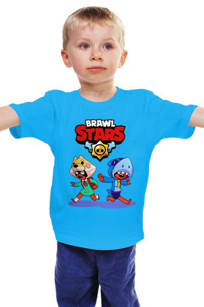 Заказать детскую футболку в Москве. Детская футболка классическая унисекс Brawl Stars    от T-shirt print  - готовые дизайны и нанесение принтов.
