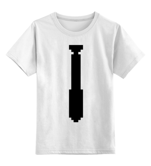 Заказать детскую футболку в Москве. Детская футболка классическая унисекс Галстук от fanart - готовые дизайны и нанесение принтов.