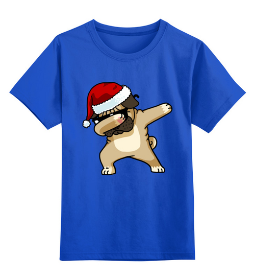 Заказать детскую футболку в Москве. Детская футболка классическая унисекс Dabbing Dog от skynatural - готовые дизайны и нанесение принтов.