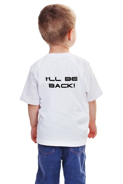 Заказать детскую футболку в Москве. Детская футболка классическая унисекс Я вернусь! Я вернулся! от BJ Shop - готовые дизайны и нанесение принтов.