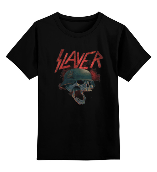 Заказать детскую футболку в Москве. Детская футболка классическая унисекс Slayer  от cherdantcev - готовые дизайны и нанесение принтов.