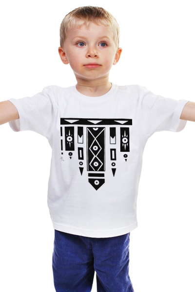 Заказать детскую футболку в Москве. Детская футболка классическая унисекс Геометрия вещей от galkagalka - готовые дизайны и нанесение принтов.