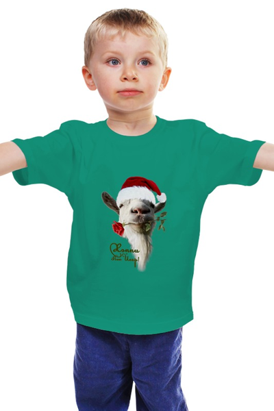 Заказать детскую футболку в Москве. Детская футболка классическая унисекс Хэпи Нью Йеар! от Savara - готовые дизайны и нанесение принтов.