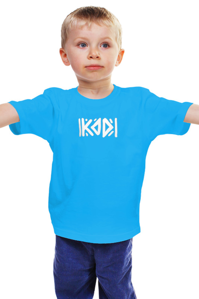 Заказать детскую футболку в Москве. Детская футболка классическая унисекс Футболка с логотипом KoD от ФОРЭП - готовые дизайны и нанесение принтов.