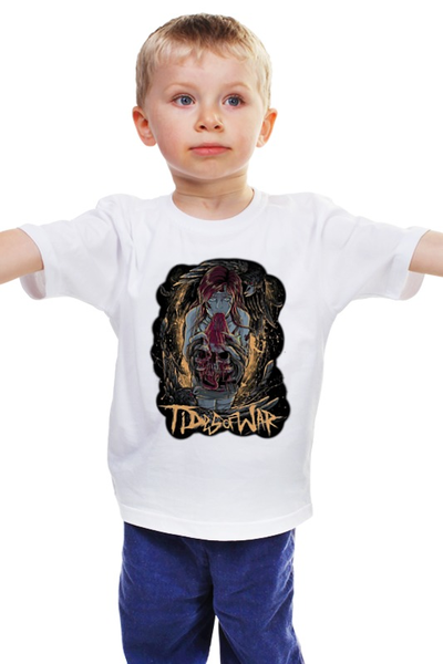 Заказать детскую футболку в Москве. Детская футболка классическая унисекс Tides Of War от Leichenwagen - готовые дизайны и нанесение принтов.