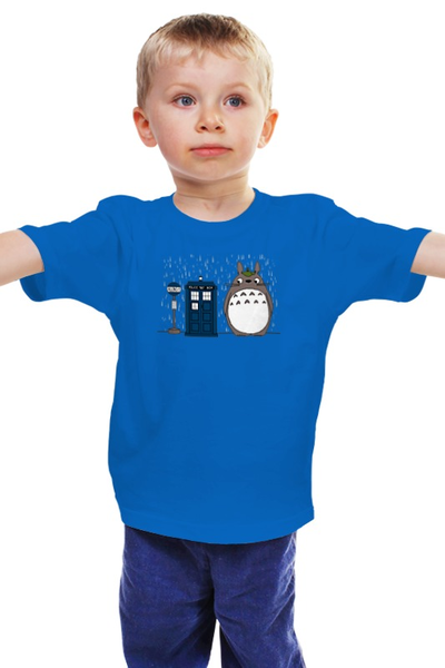 Заказать детскую футболку в Москве. Детская футболка классическая унисекс Вперёд Тоторо от totorian - готовые дизайны и нанесение принтов.