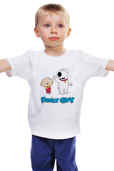 Заказать детскую футболку в Москве. Детская футболка классическая унисекс Brain Griffin от T-shirt print  - готовые дизайны и нанесение принтов.